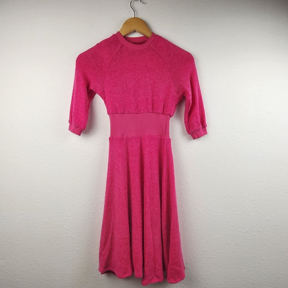 Mia Joy Joyfolie Girls Pink Sweater Dress Size 10 Long Sleeve Knit Boutique